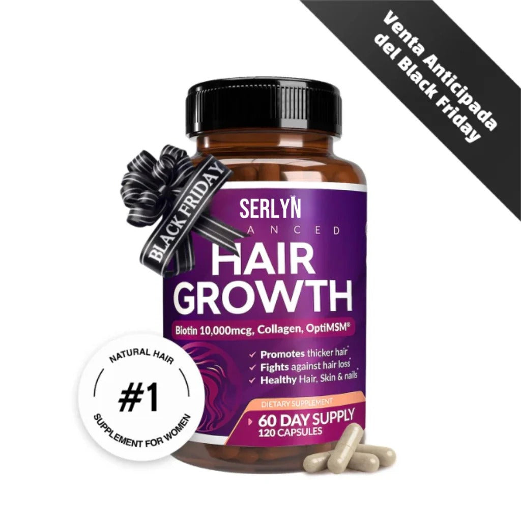 Vitaminas para el crecimiento capilar | Serlyn, La solución real contra la caída
